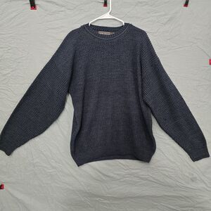 David Taylor Sweater Mens Large Knit Pullover Crewneck Made USA 90s